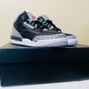 Air Jordan 3s - Retro OG - ‘Black Cement’ (2018) - 6Y - 7.5/8 Women